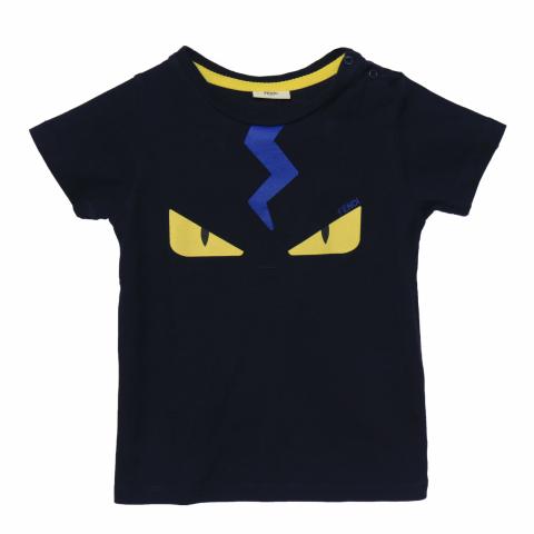 Sell Fendi Monster Eye Printed T Shirt Dark Blue HuntStreet